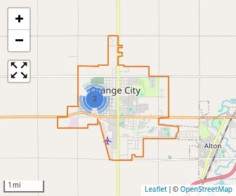 Area schools map